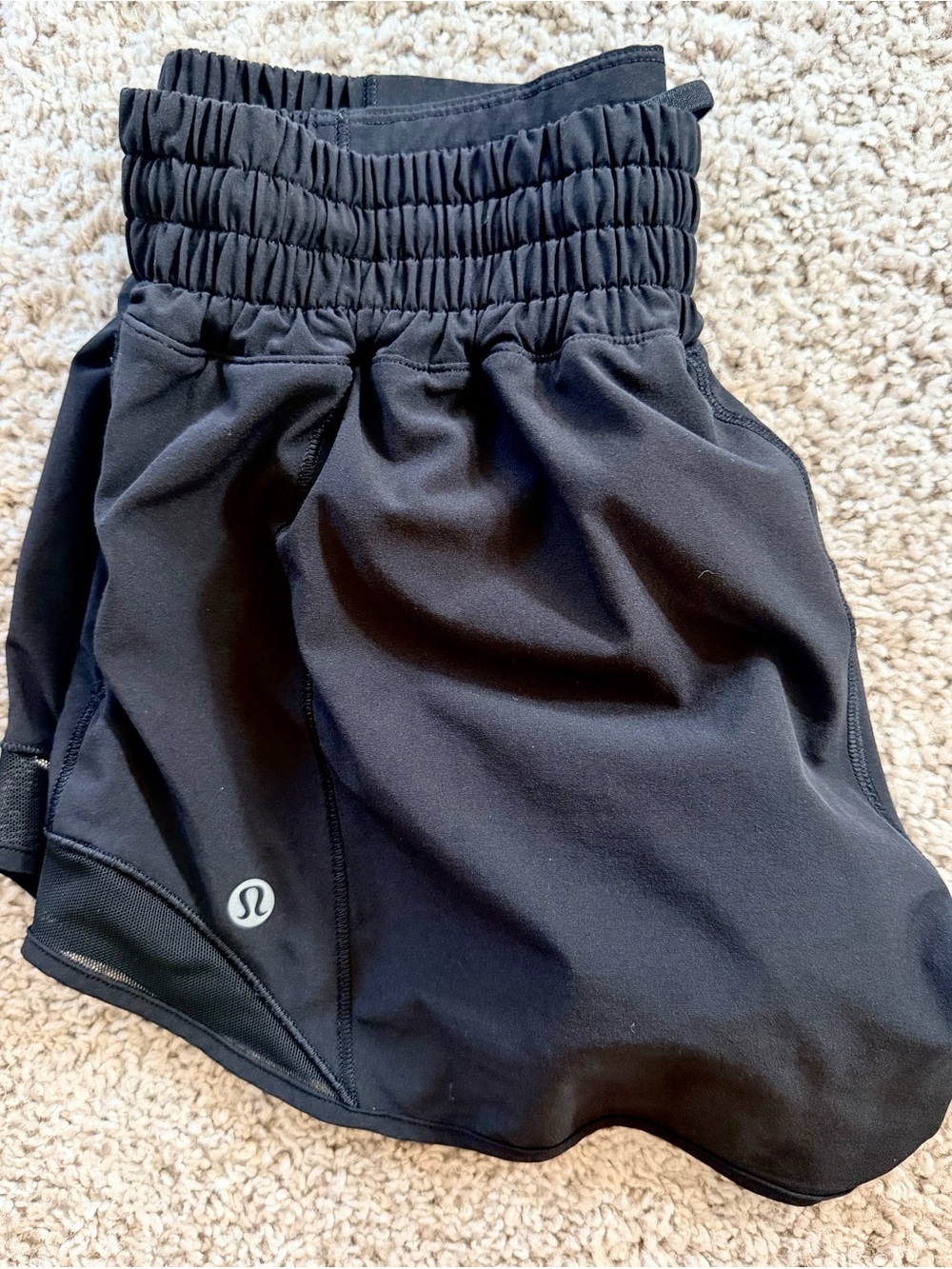lululemon athletica Black High-Waist Athletic Skort
